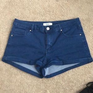 Stretch Denim Shorts